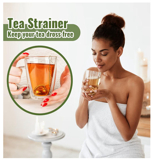 Heart Shape Tea Strainer