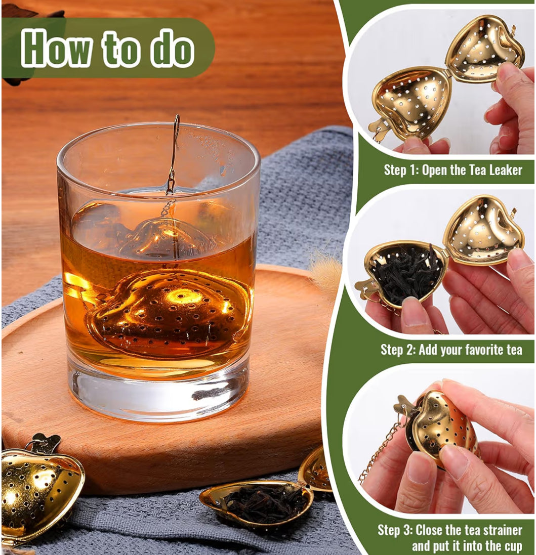 Heart Shape Tea Strainer