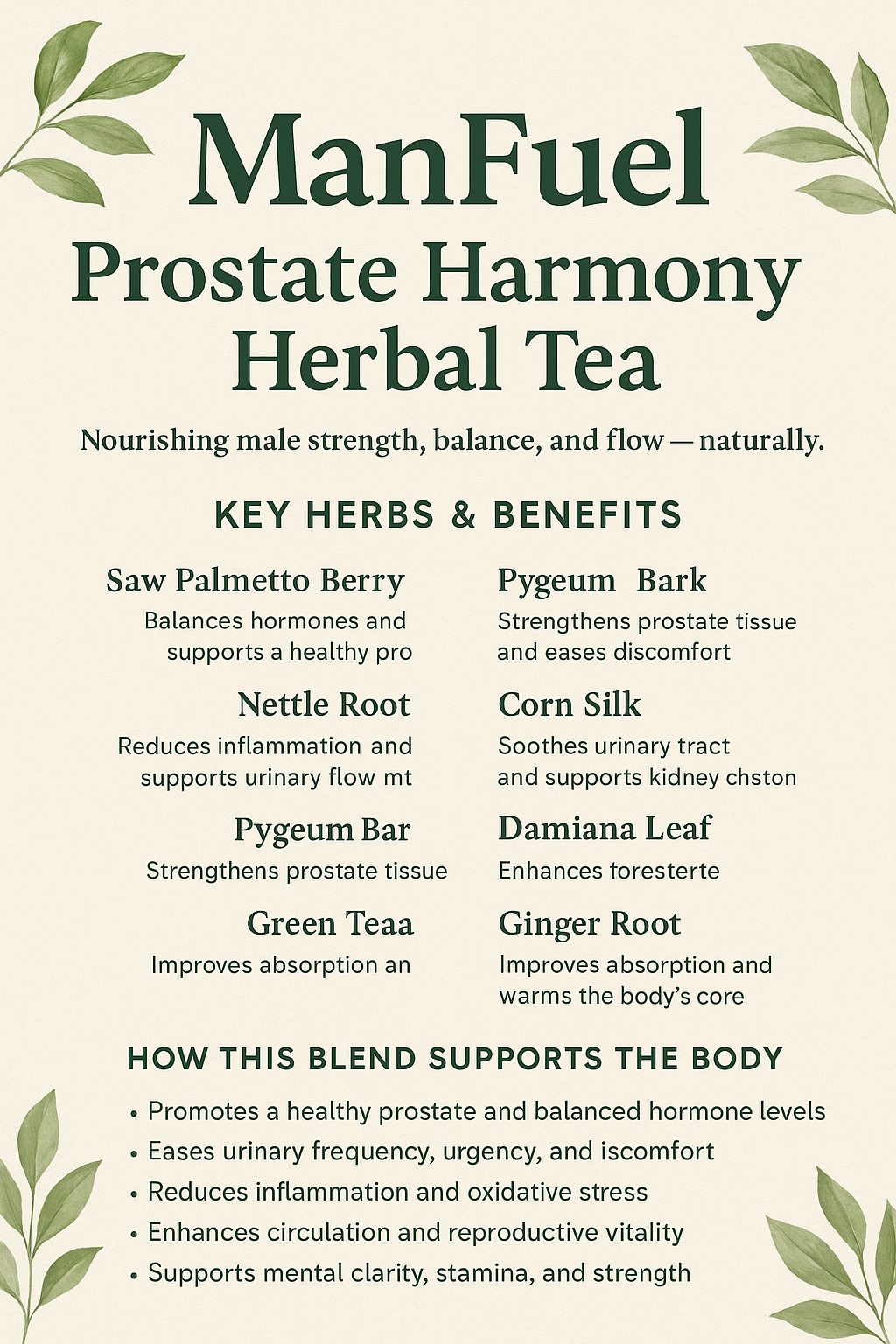 Prostate Health Tea